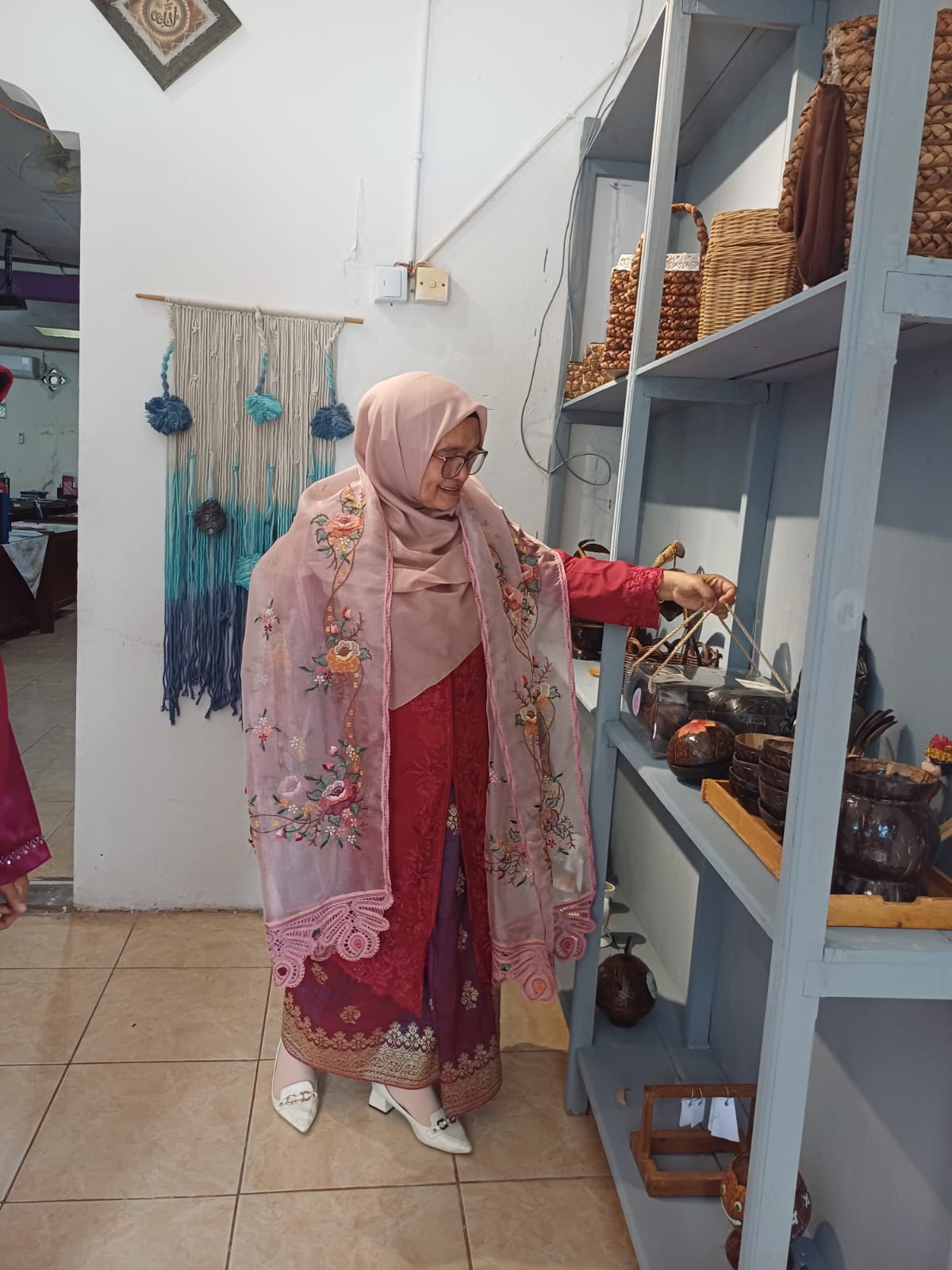 kunjungan galeri seni SMAN 2 Lubuk Basung