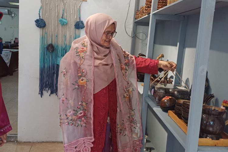 kunjungan galeri seni SMAN 2 Lubuk Basung