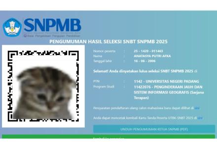 Penerimaan Siswa Jalur  SNPMB 2025